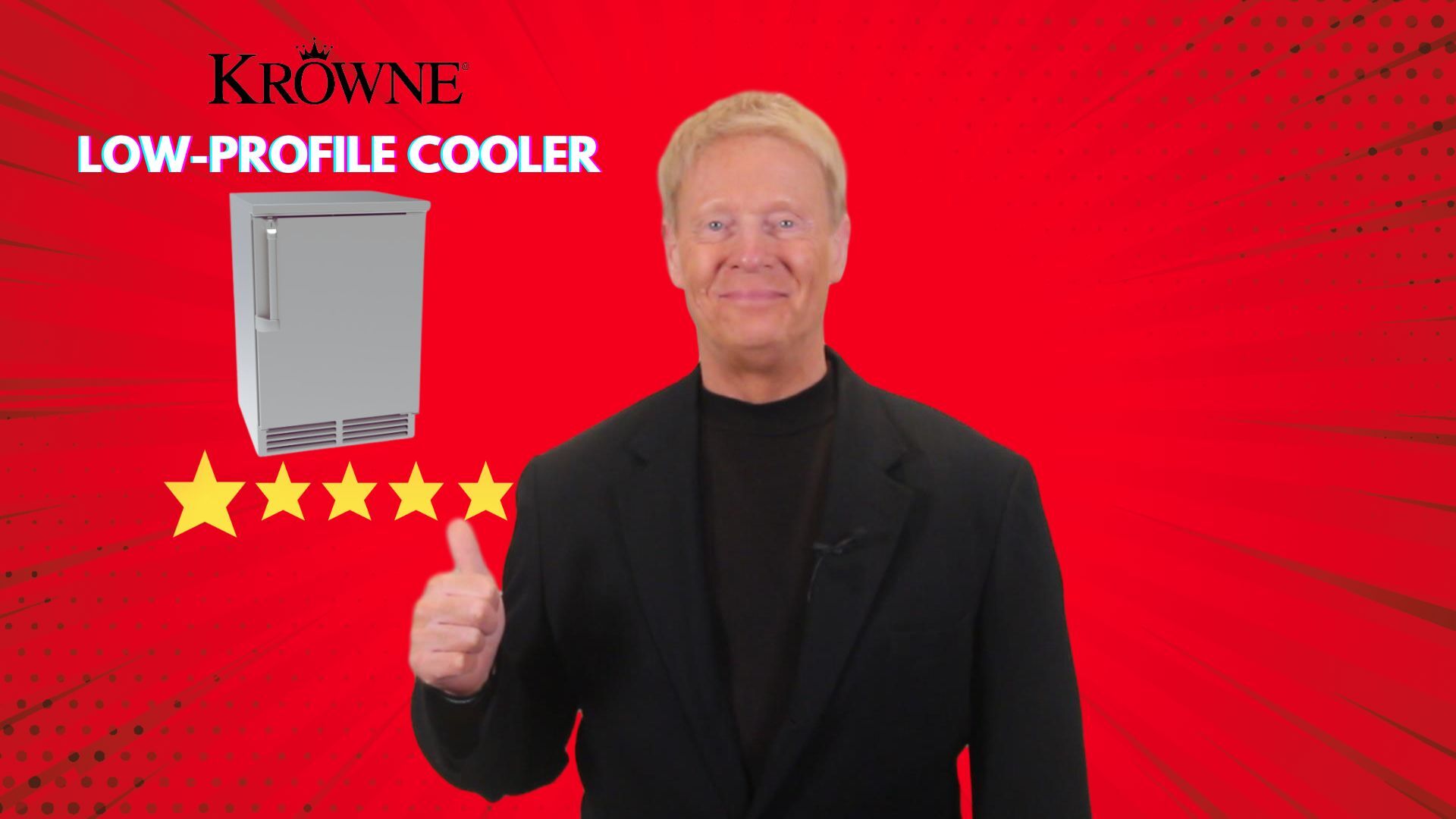 RICK UZUBELL GIVES THE KROWNE LOW-PROFILE BAR COOLER 5 STARS